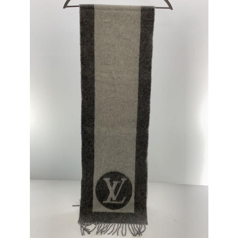 LOUIS VUITTON◇マフラー/ウール/GRY/レディース/401486 : セカンド