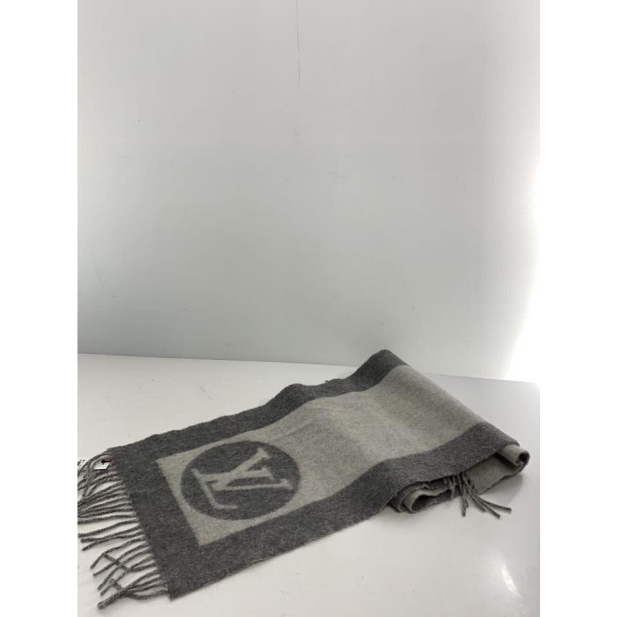 LOUIS VUITTON◇マフラー/ウール/GRY/レディース/401486 : セカンド
