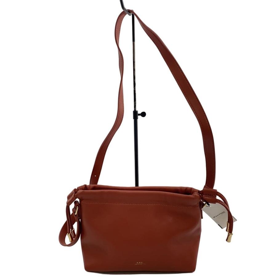 A.P.C.◇ショルダーバッグ/レザー/BRW/無地 : セカンドストリートYahoo