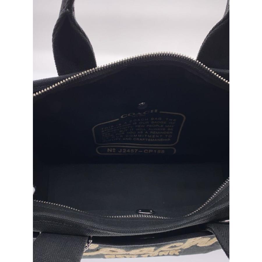COACH◇カーゴ・トート/キャンバス/BLK : セカンドストリートYahoo!店