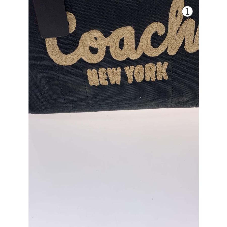 COACH◇カーゴ・トート/キャンバス/BLK : セカンドストリートYahoo!店