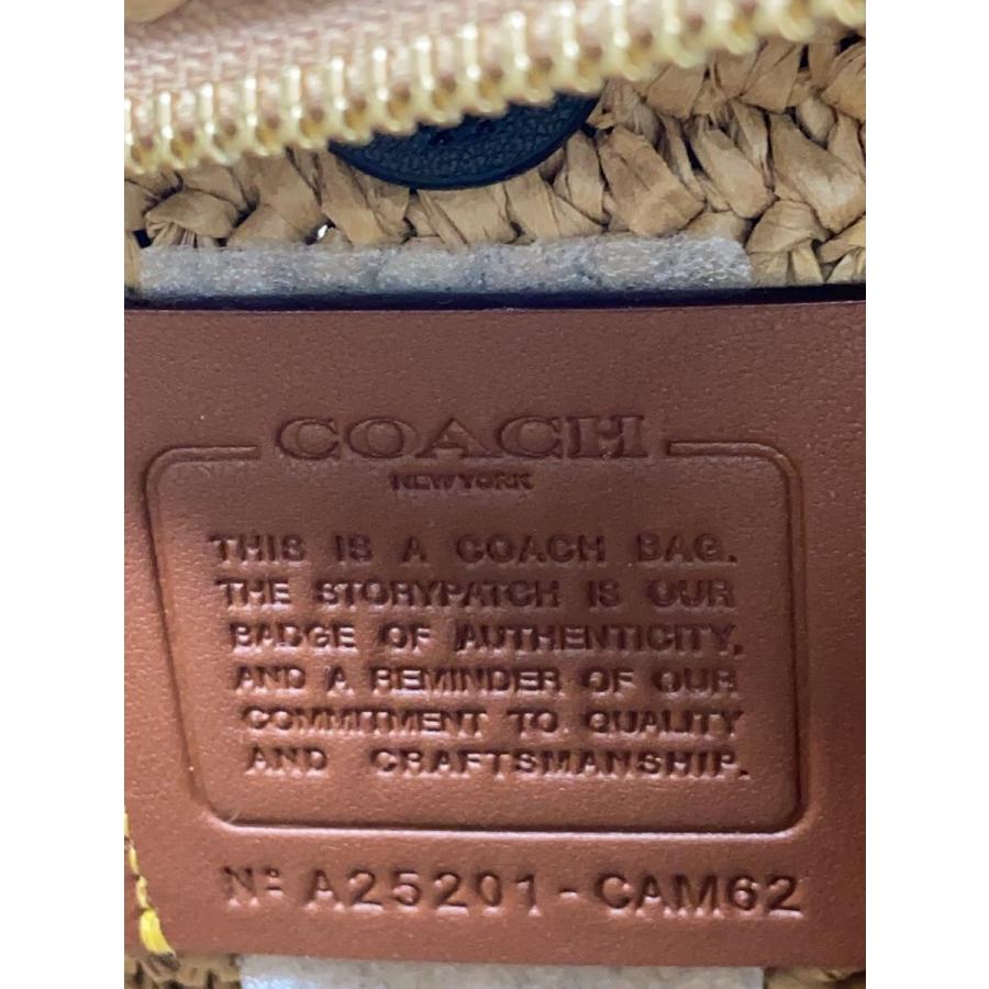 COACH◇カーゴトート26/カゴバッグ/--/CML/無地/CAM62// : セカンド