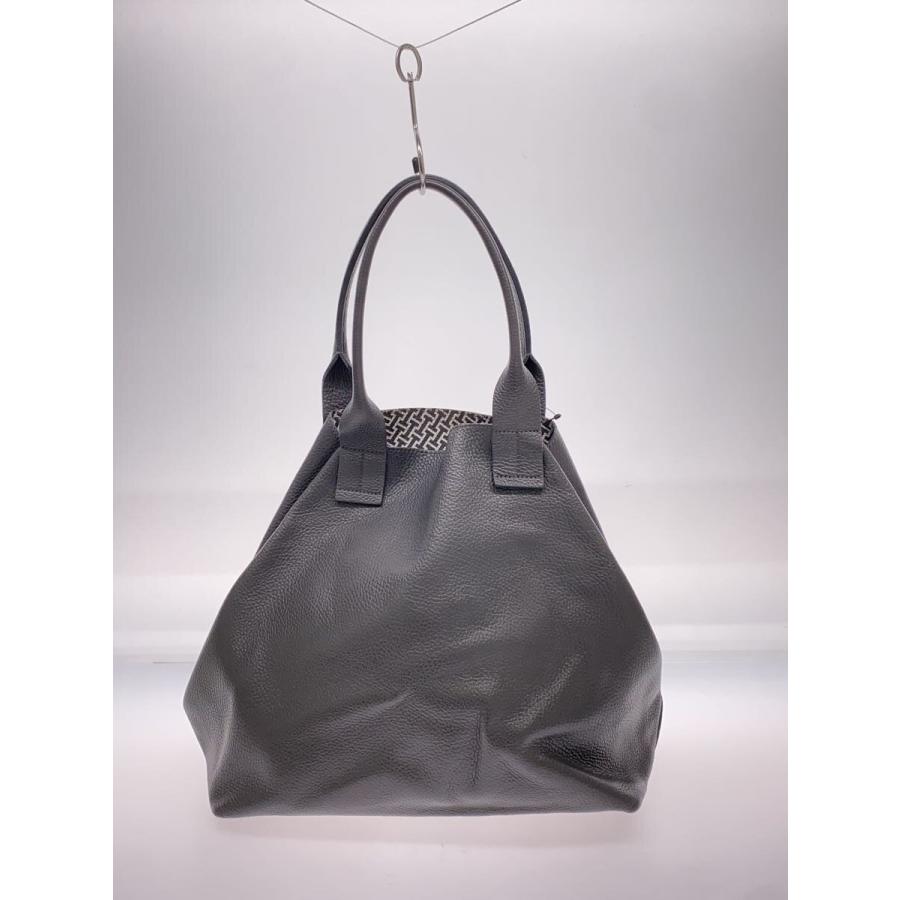 IACUCCI◇トートバッグ/レザー/GRY/無地 : セカンドストリートYahoo!店