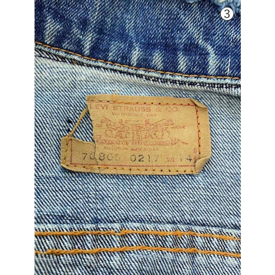 Levi's◇Levi's リーバイス/Gジャン/--/デニム/IDG/無地/70805-0217