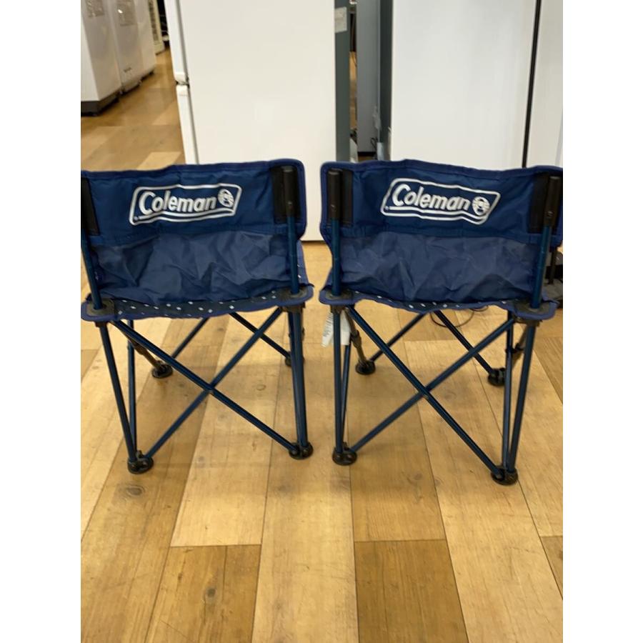 Coleman◇コンパクトチェア・テーブルセット(ネイビードット