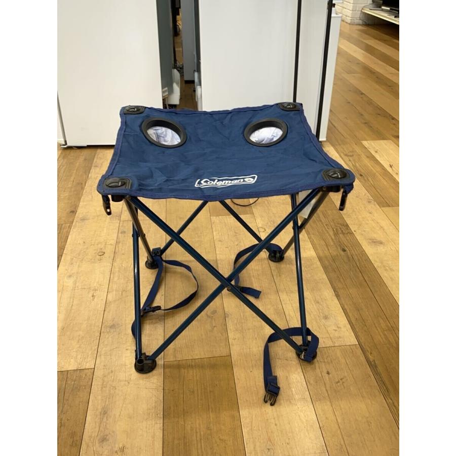 Coleman◇コンパクトチェア・テーブルセット(ネイビードット