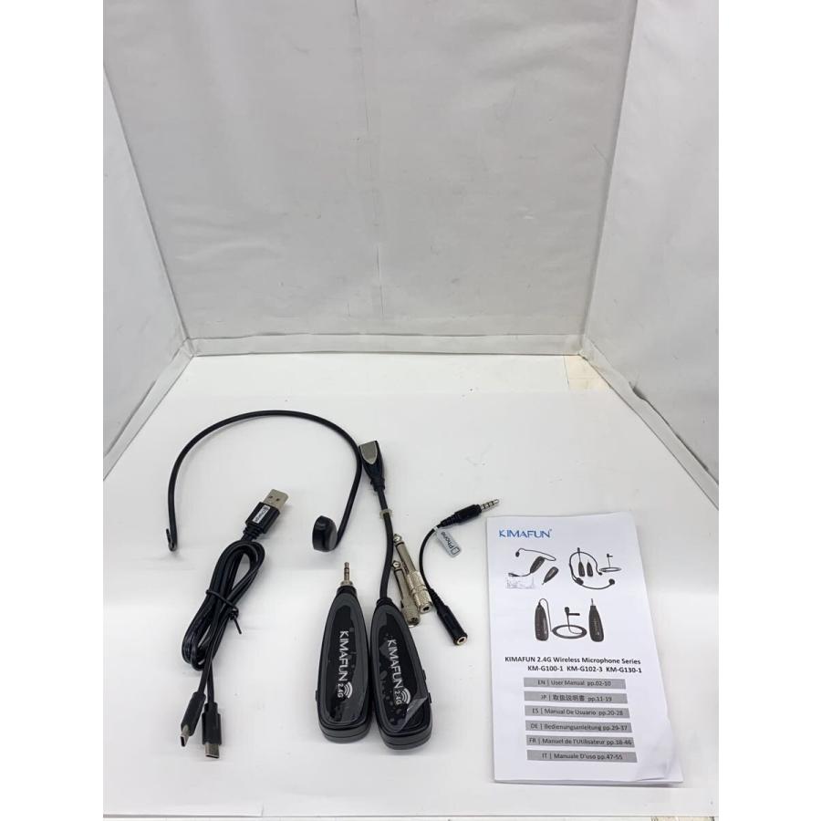 Kimimfun-充電式ワイヤレスヘッドセットKM-G100-B新品 KIMAFUN/オーディオその他/KM-G100/ワイヤレスヘッドセットマイク/BKL