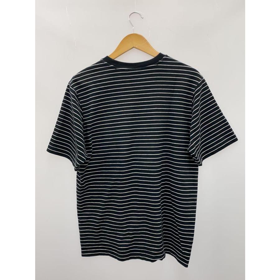 STUSSY◆23SS/Pin Striped SS CREW/Tシャツ/M/コットン/BLK/ボーダー/1140331｜ssol-shopping｜02