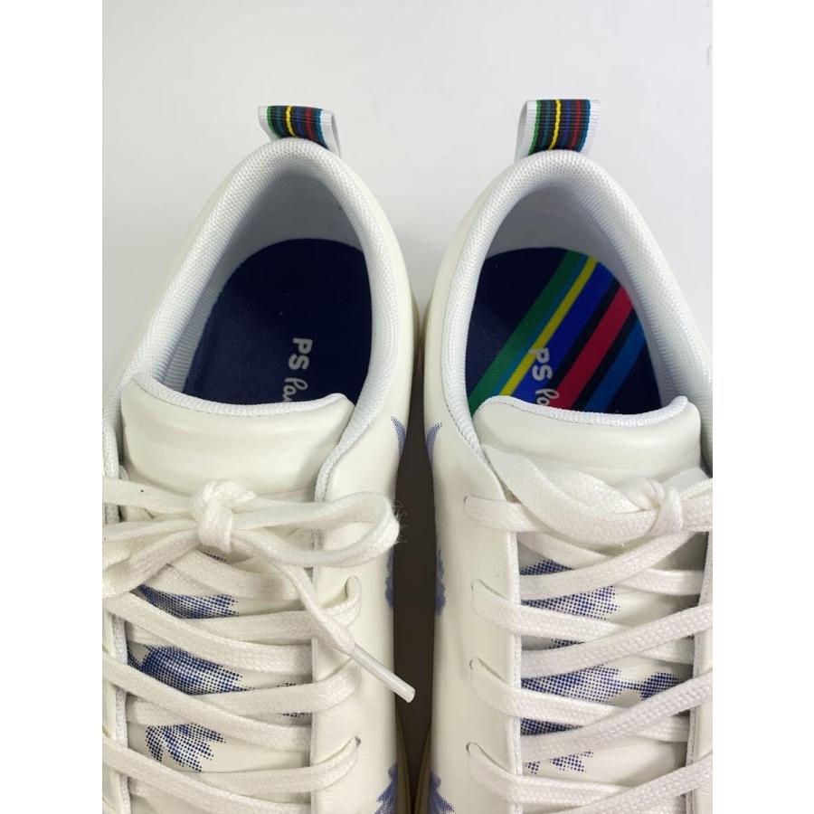 Paul Smith◇Lee Flower Print leather Sneaker White/ローカット