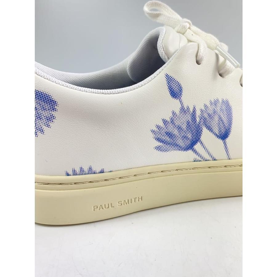 Paul Smith / Lee Flower Print leather Sneaker White/ローカットスニーカー/US7/WHT Paul Smith◇Lee Flower Print leather Sneaker White/ローカット