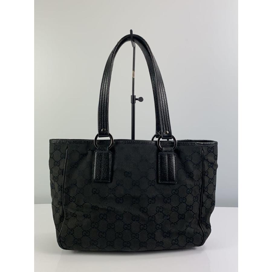 GUCCI◇ハンドバッグ/--/BLK/モノグラム : セカンドストリートYahoo!店