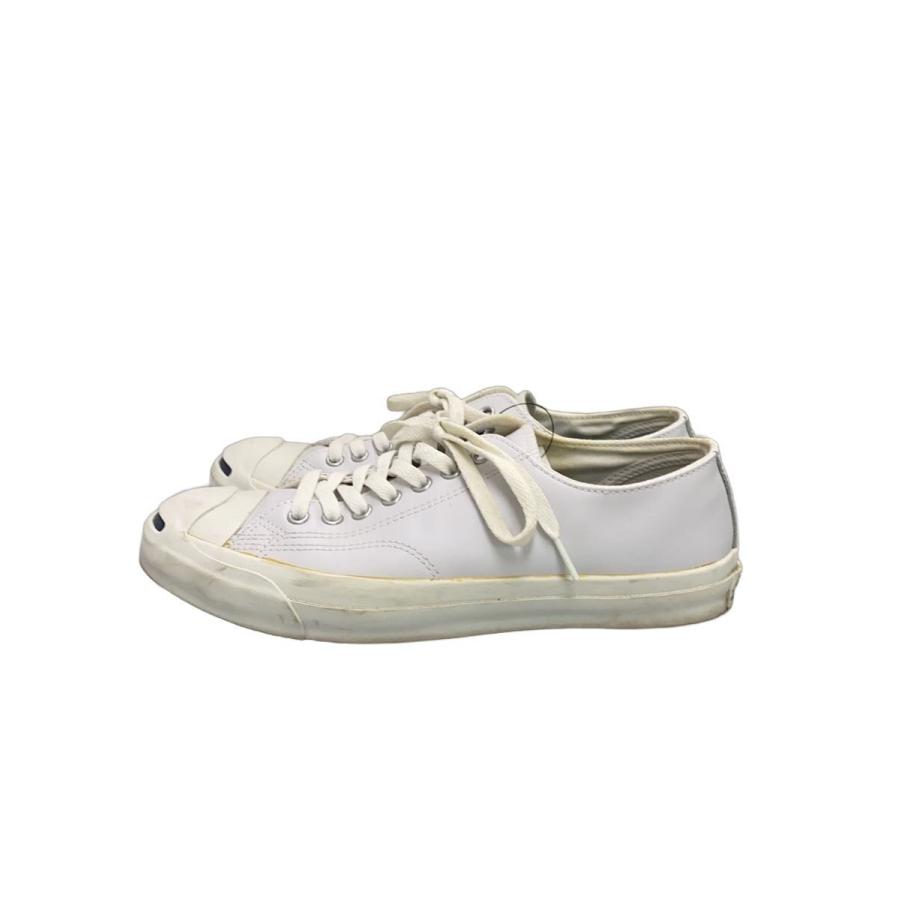 CONVERSE◇ジャックパーセル/ローカットスニーカー/26.5cm/WHT/レザー 