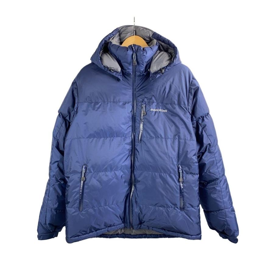 mont-bell◇パーマフロスト ダウンパーカ/L/ナイロン/NVY/無地