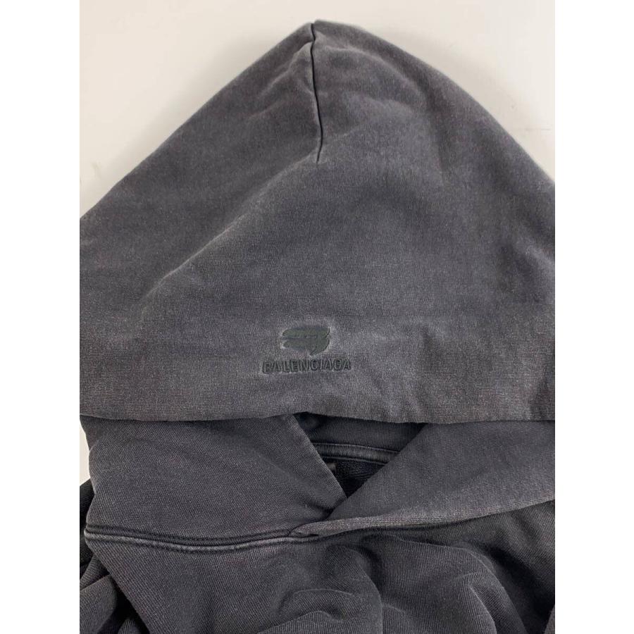 BALENCIAGA◆パーカー/S/コットン/BLK/無地/713677 TNVF6_6