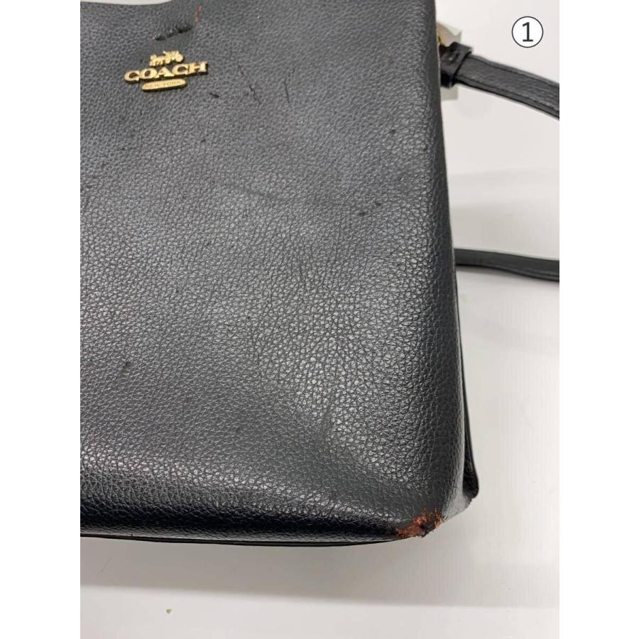 COACH◇モリー・バケットバッグ22/--/BLK/無地 : セカンドストリート