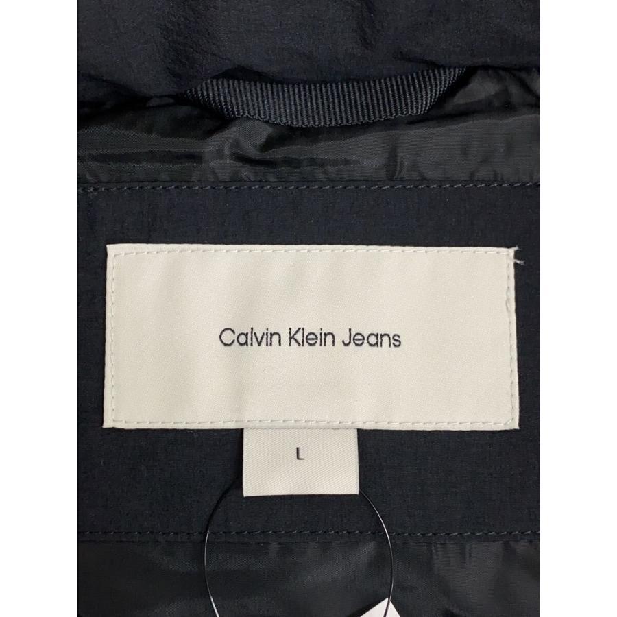 Calvin Klein Jeans◇ダウンベスト/L/ナイロン/BLK/無地/J326965