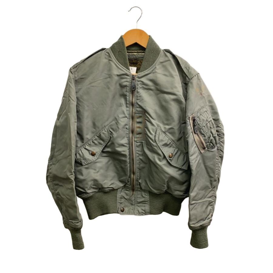 THE REAL McCOY'S◇フライトジャケット/M/レーヨン/GRY/8415-273-3974