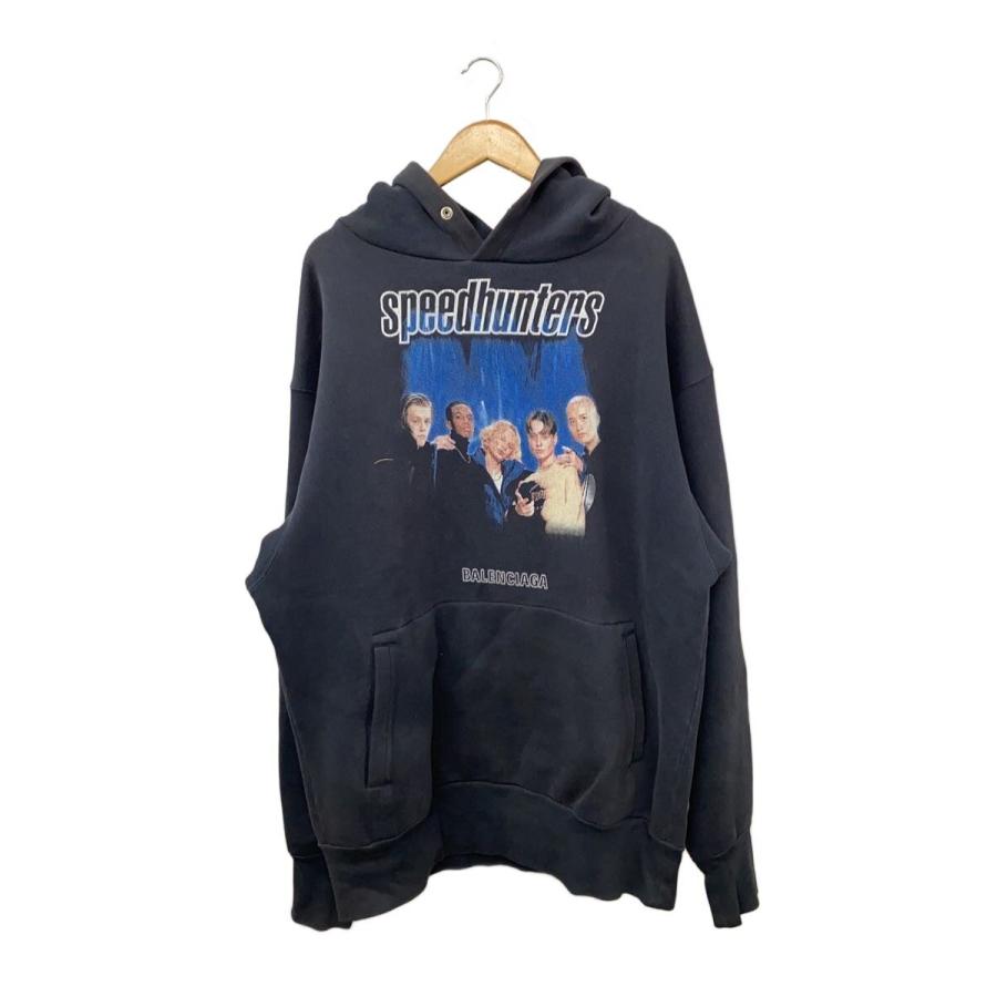 BALENCIAGA◇パーカー/XS/コットン/BLK/UP57 2018 00639// : セカンド