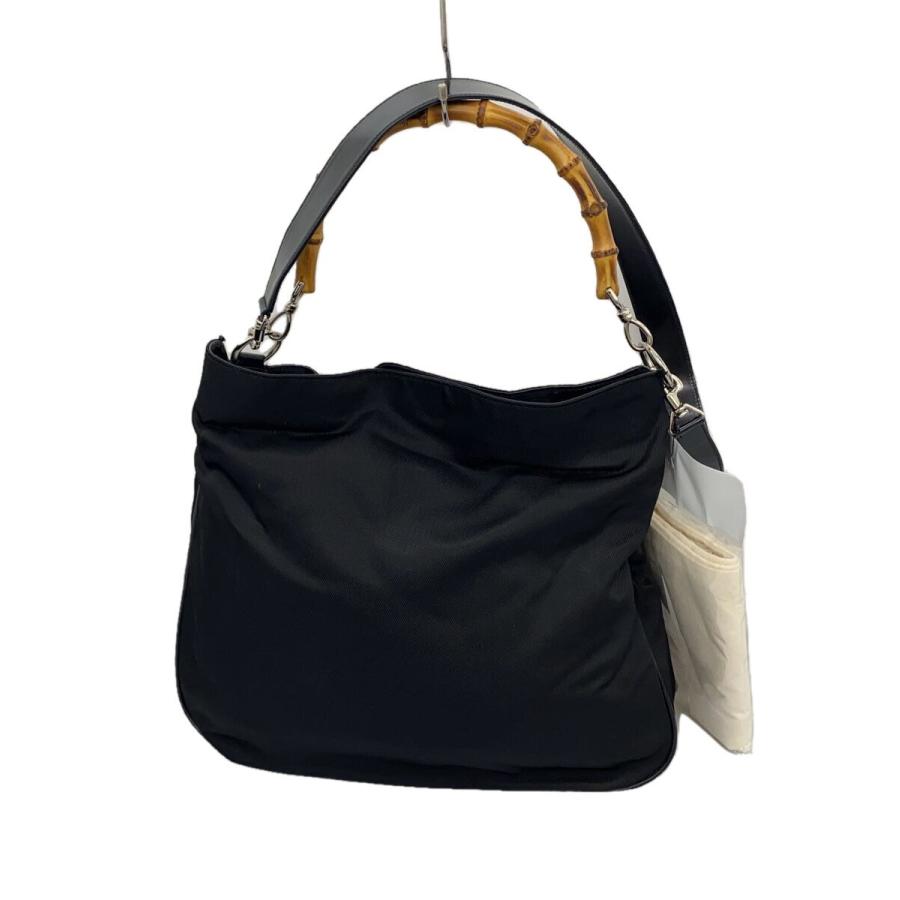 GUCCI◇ショルダーバッグ/ナイロン/BLK/001・2113・1577 : セカンド