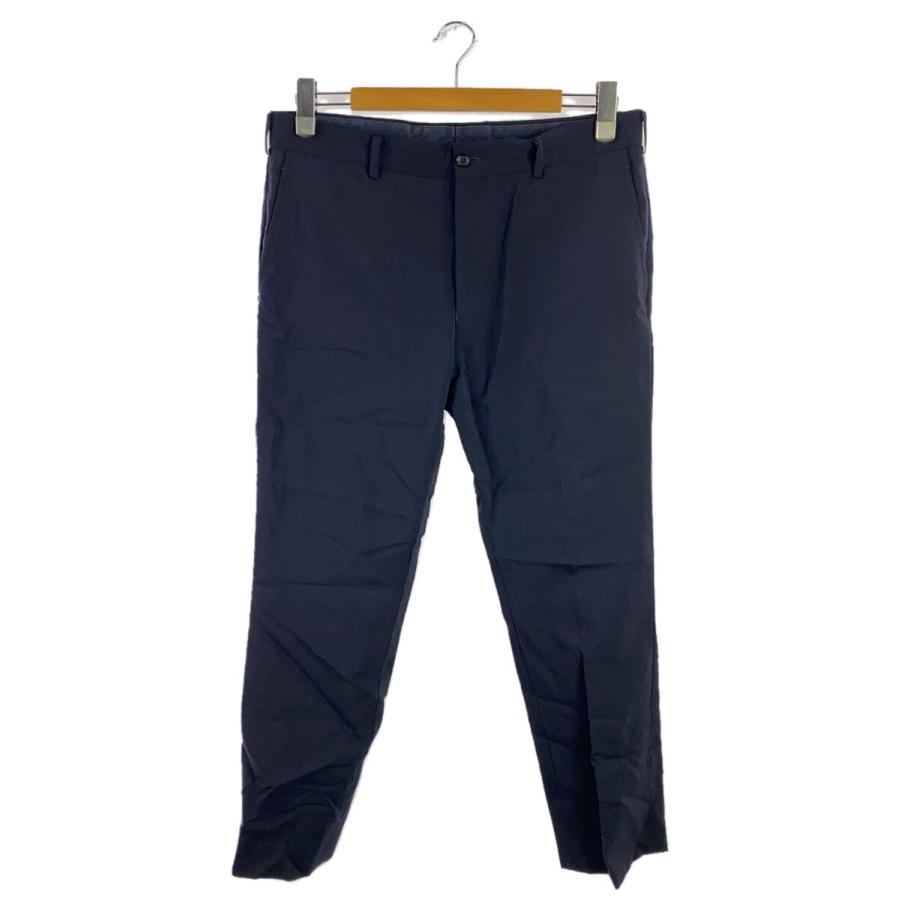 COMME des GARCONS HOMME PLUS◇スラックスパンツ/L/ウール/ネイビー