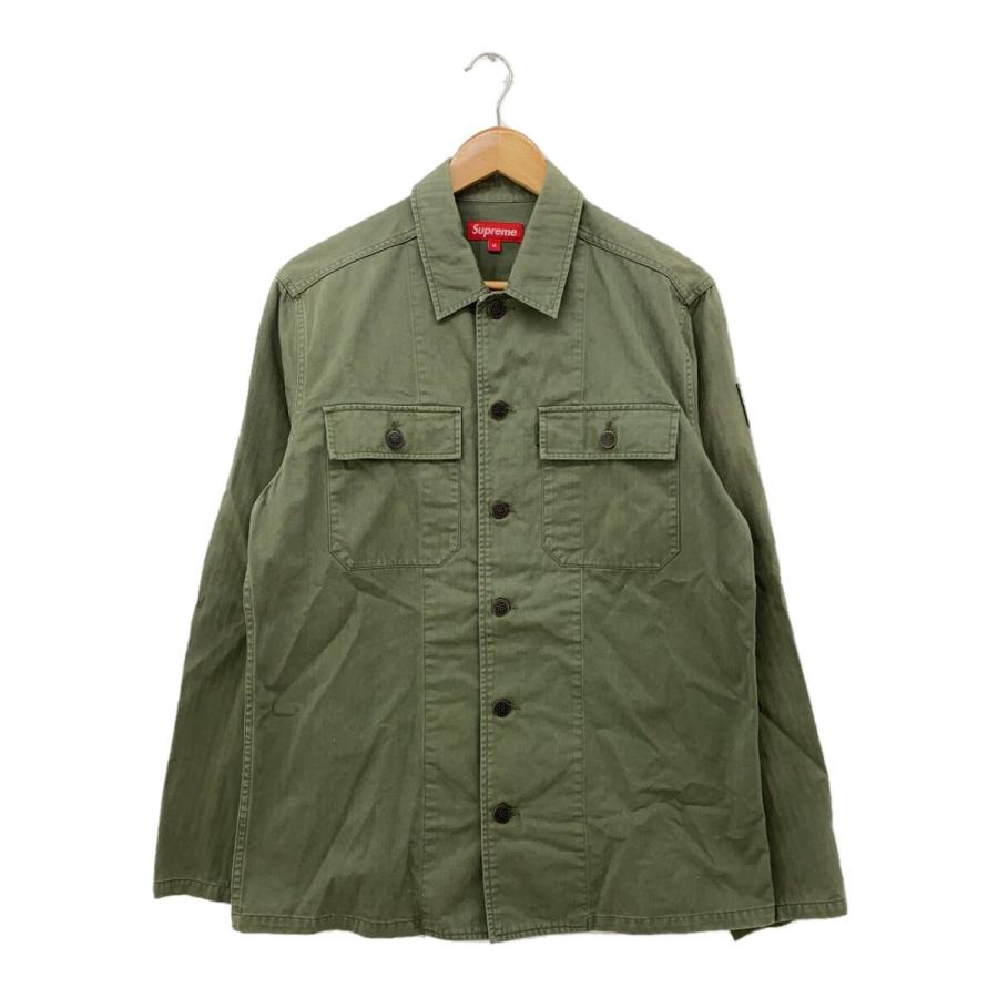 Supreme◇11ss/USMC Shirt/ジャケット/M/コットン/KHK Supreme◇11ss/USMC Shirt/ジャケット/M/コットン/KHK
