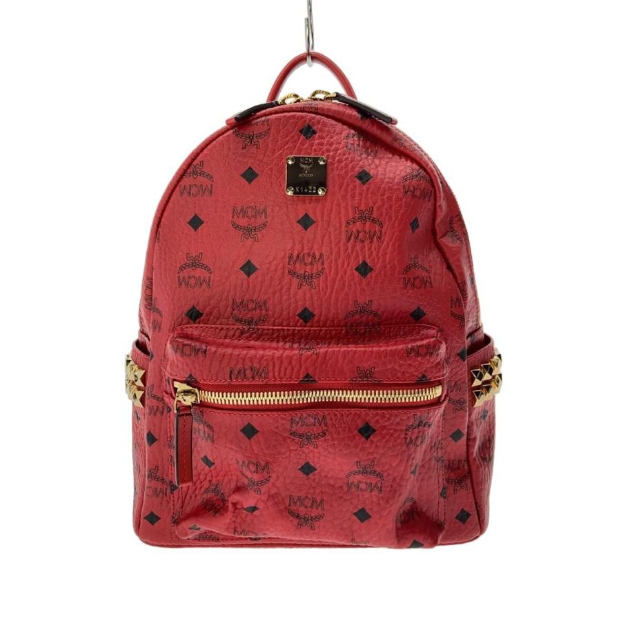 MCM◇スタッズリュック/--/RED// : セカンドストリートYahoo!店 - 通販