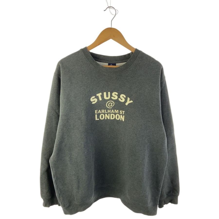 STUSSY◇90s/スウェット/L/コットン/BLK : セカンドストリートYahoo!店 