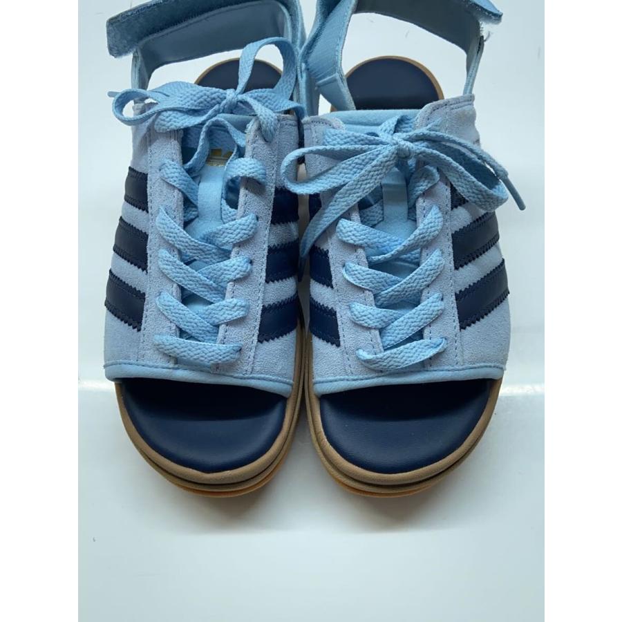 adidas◇GAZELLE BOLD SANDALS_ガゼルボールドサンダル/22.5cm/BLU