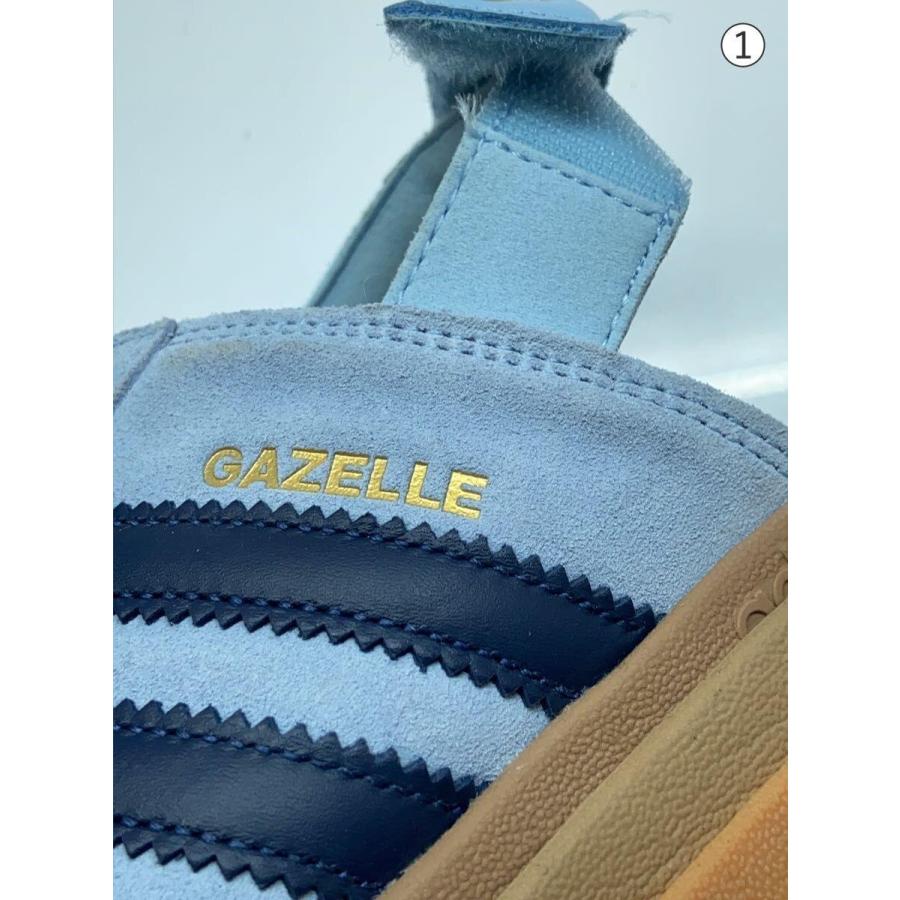 adidas◇GAZELLE BOLD SANDALS_ガゼルボールドサンダル/22.5cm/BLU