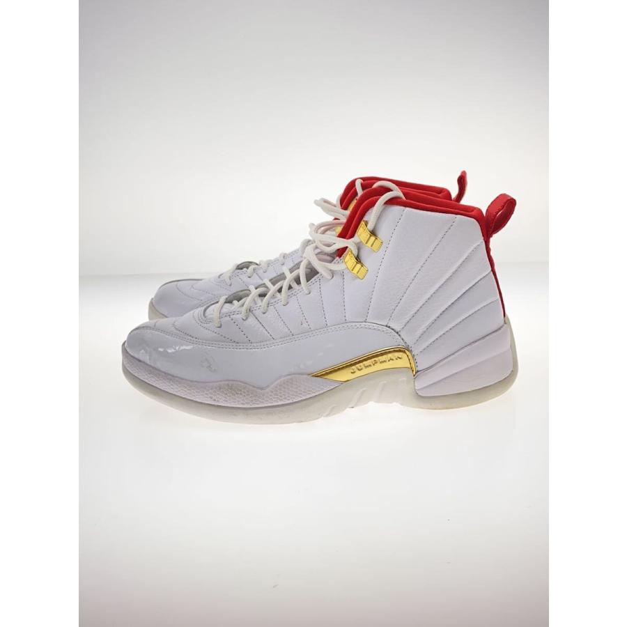 NIKE◇AIR JORDAN 12 RETRO/エアジョーダンレトロ/ホワイト/130690-107  