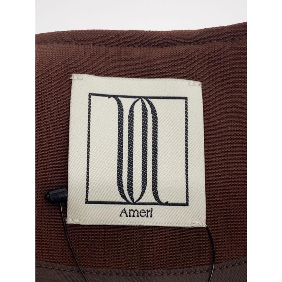 AMERI◇UND JACKET LIKE SHIRT/シャツ/FREE/ポリエステル/BRW