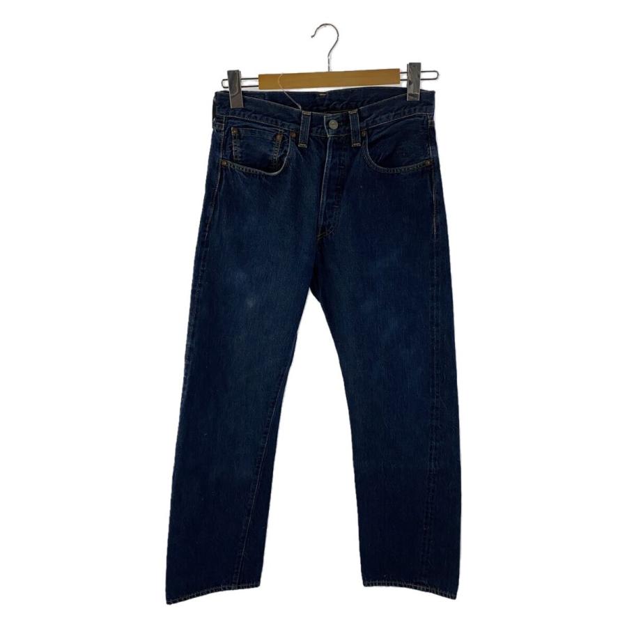 濃紺 Levi’s 50S-XX 501XX LVC 赤耳 BIGE W31 Levi's Vintage Clothing◇501XX/USA製/1955年復刻/赤耳/BigE/ボタン裏