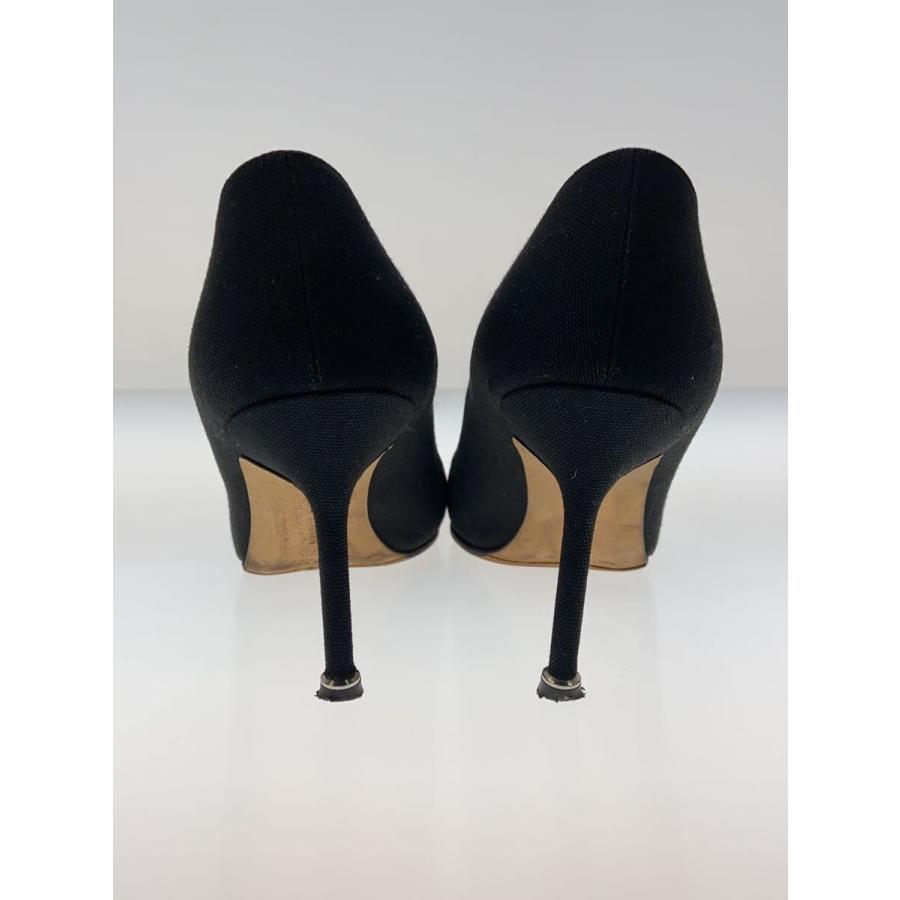MANOLO BLAHNIK◇ハンギシ/パンプス/37.5/BLK// 【公式通販】
