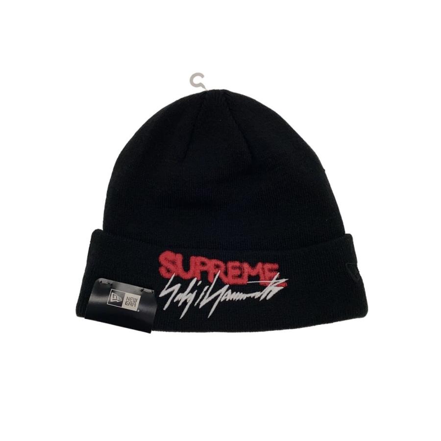 Supreme × NEW ERA / ニットキャップ/FREE/アクリル/BLK/メンズ Supreme◇Yohji Yamamoto New Era Beanie/ニットキャップ/アクリル/BLK