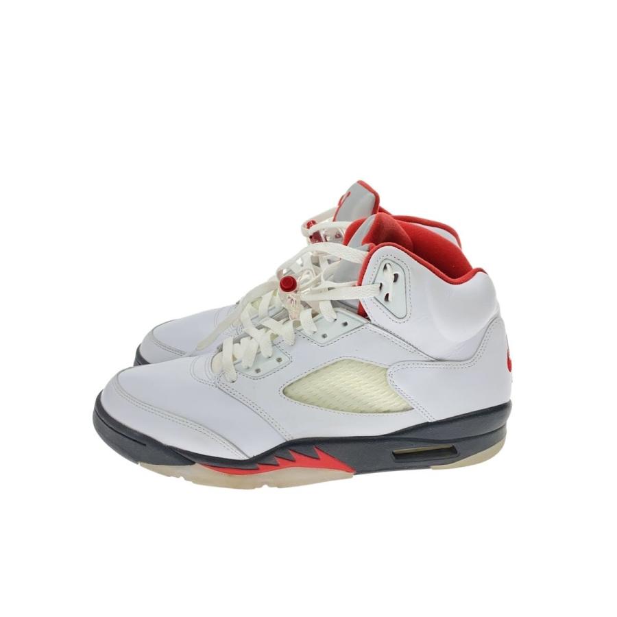 NIKE◇AIR JORDAN 5 RETRO/エアジョーダン レトロ/ホワイト/DA1911-102