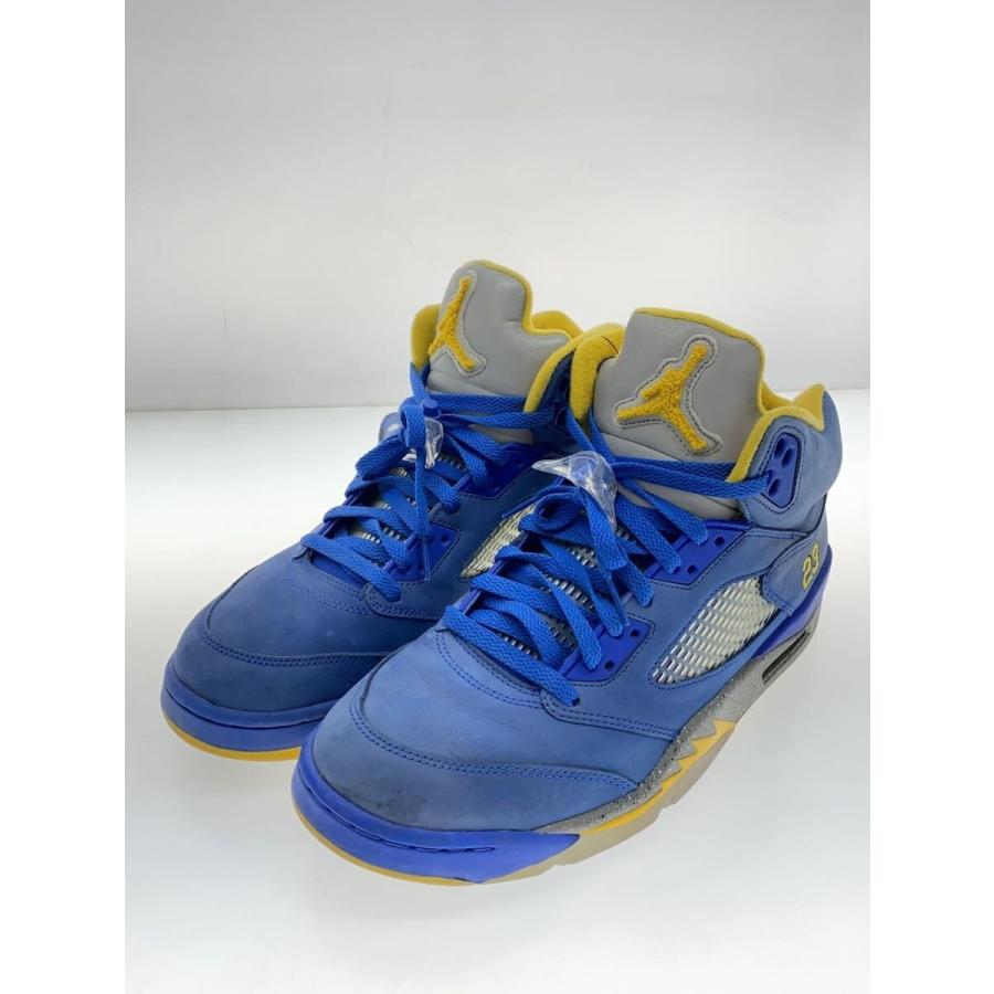 NIKE◇AIR JORDAN 5 LANEY JSP/エアジョーダン/ブルー/CD2720-400/28.5