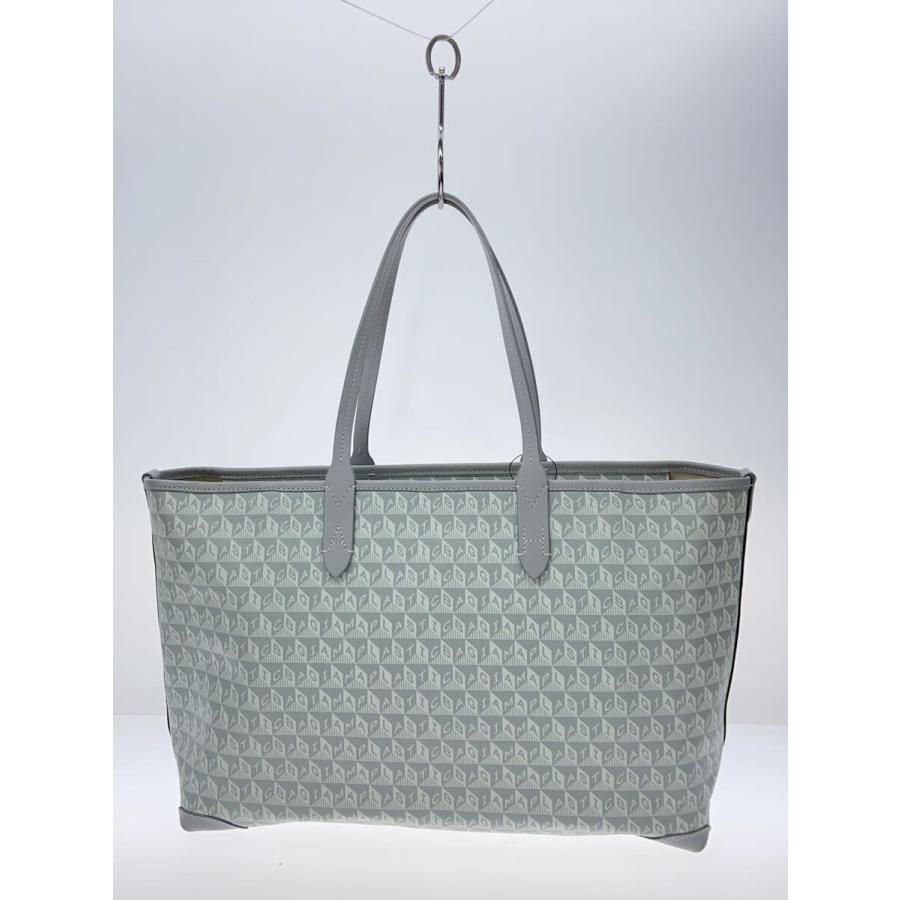 ANYA HINDMARCH◆I AM A Plastic Bag/トートバッグ/GRY/総柄の画像