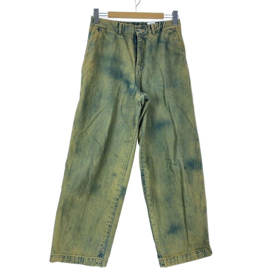 TTT_MSW◇Denim wide pants/ボトム/S/コットン/IDG/TTT*2024SS-PT04 