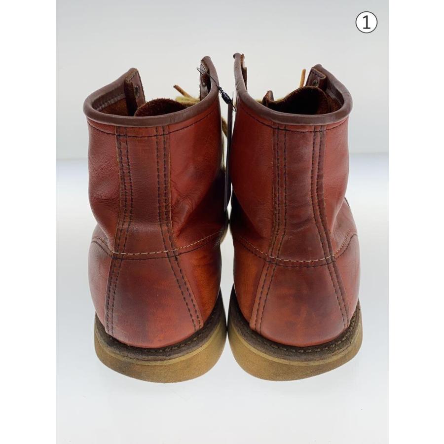 RED WING◇90s/半円犬タグ/ブーツ/US7/BRW/レザー/875 : セカンド