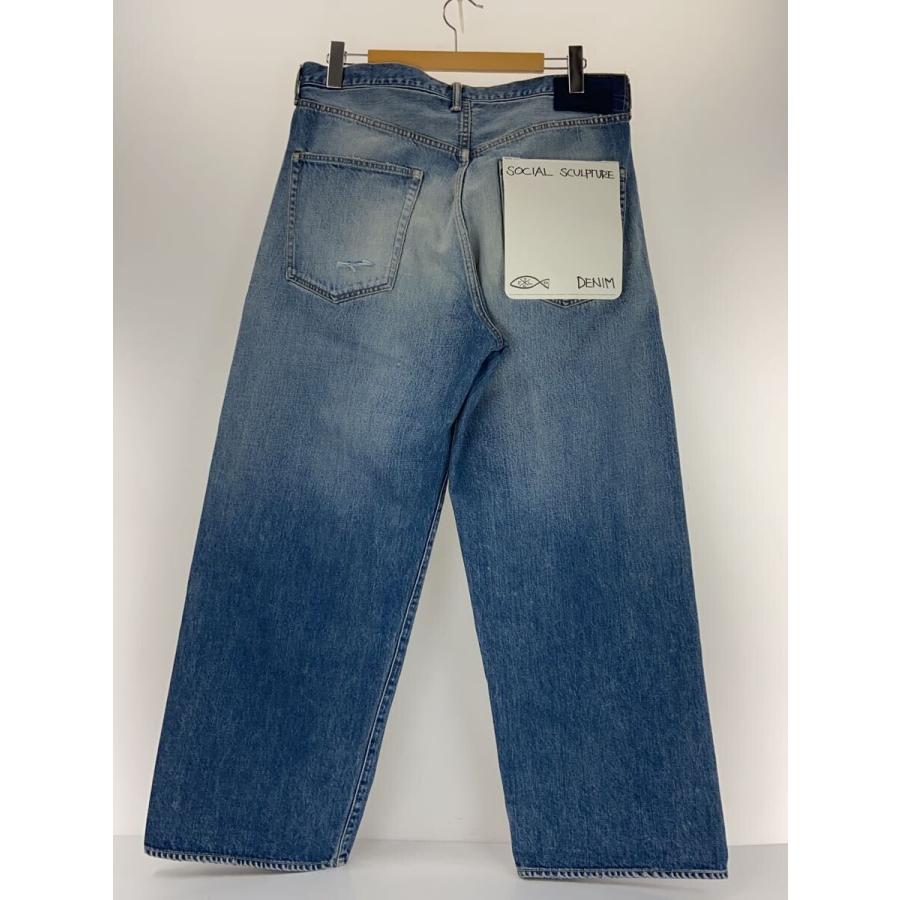 visvim◇26SS/SOCIAL SCULPTURE 01 EX WIDE DMGD-43/ボトム/36/デニム 