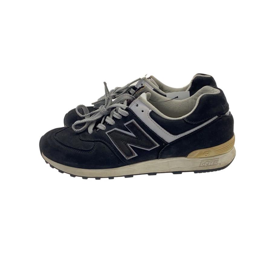NEW BALANCE◇576/英国製/ローカットスニーカー/UK8/BLK/スウェード 
