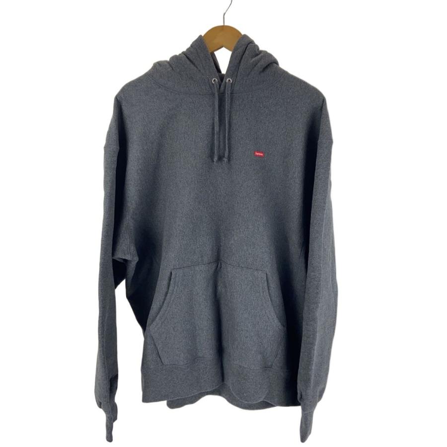 美品XL Supreme Small Box Hooded Sweatshirt Supreme◇21FW/Small Box Hooded Sweatshirt/パーカー/XL/コットン/GRY