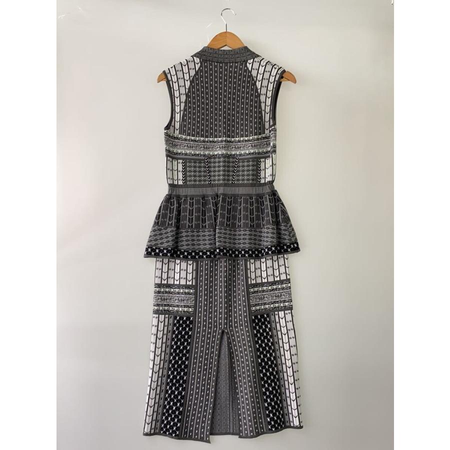Mame Kurogouchi マメクロゴウチ　ノースリーブ チュニック mame kurogouchi◇25SS/Geometric Pattern Knitted Dress/ノースリーブ