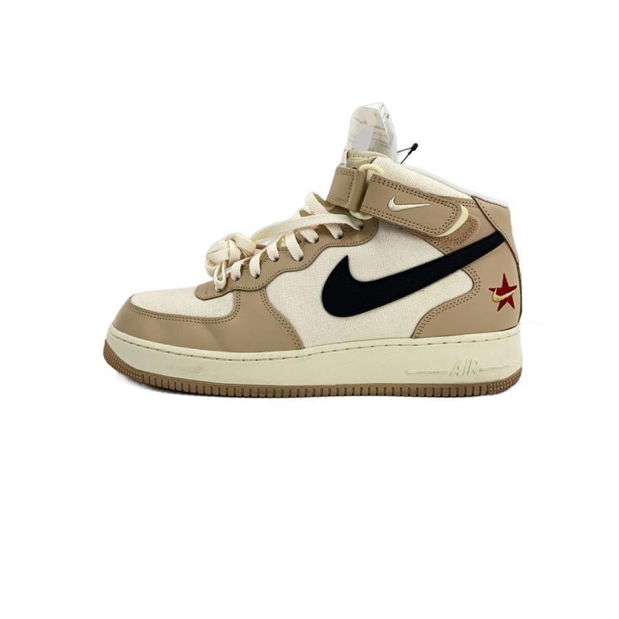 NIKE◇AIR FORCE 1 MID 07 LX_エア フォース ミッド LX/30cm/BEG