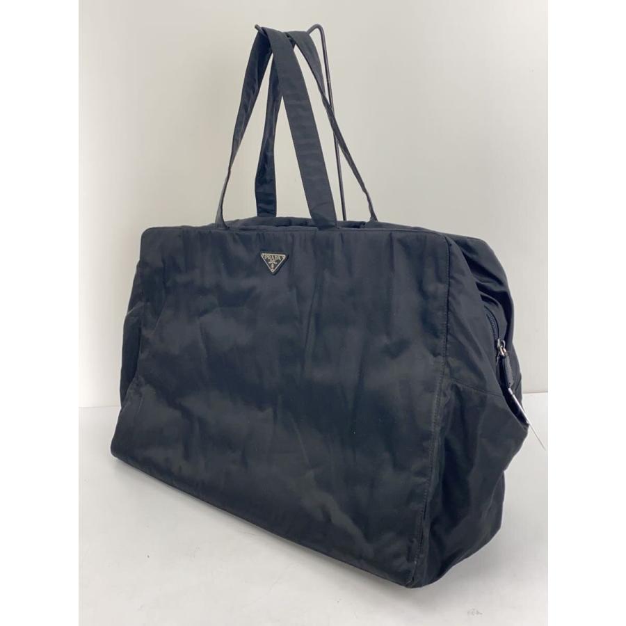 PRADA ボストンバッグ 正規品 PRADA◇ファスナープル欠損/ボストンバッグ/ナイロン/BLK// : セカンド