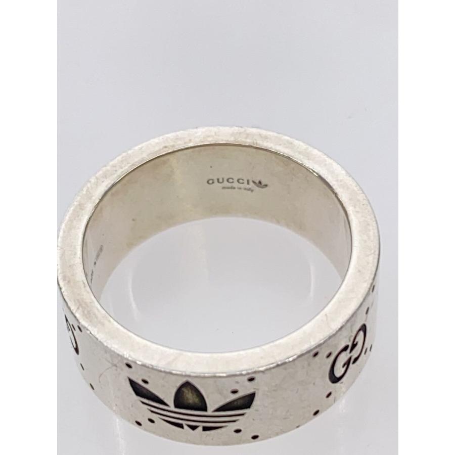 GUCCI◇xアディダス/エングレービング リング/リング/SV925/21号/SLV