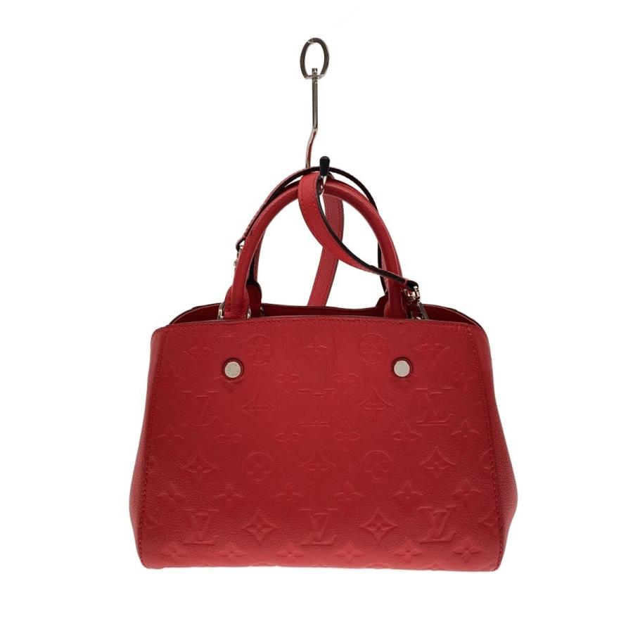 LOUIS VUITTON◇モンテーニュBB_モノグラム・アンプラント/レザー/PNK