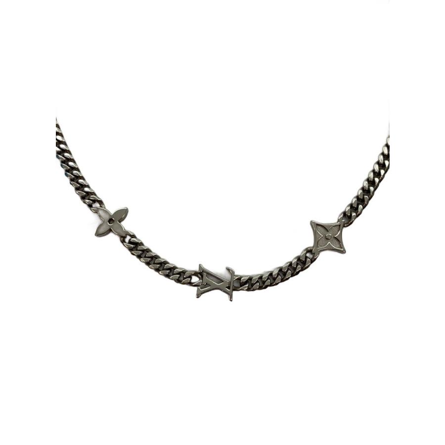 LOUIS VUITTON◇ネックレス/--/SLV/トップ無/メンズ/M01490/モノグラム