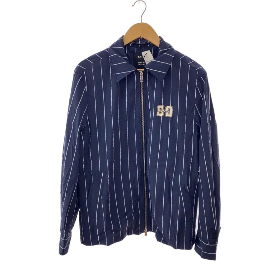 BOSS × 大谷翔平　XSサイズ　新品未使用です。 BOSS◇大谷翔平/ジャケット/48/ナイロン/NVY/ストライプ : セカンド