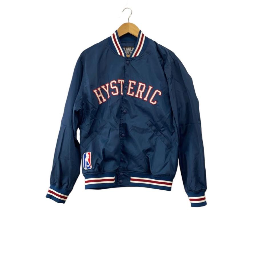 HYSTERIC GLAMOUR◇ASSOCIATION/袖汚れ有/スタジャン/L/ナイロン/BLU
